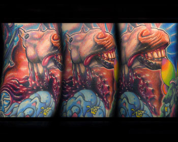Tattoos - Josh Woods - Horsey Tear out!!!!